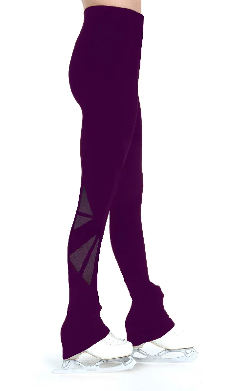 Solitaire L24005P Mesh Inset Leggings Plain Youth Fashionable High-Rise Workout Leggings Solitaire L24005P Mesh Inset Leggings Plain Youth Fashionable High-Rise Workout Leggings