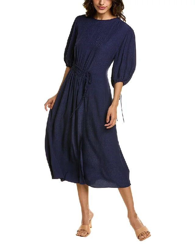 Ted Baker Jillia Midi Dress Comfortable Fit-and-Flare Midi Dress