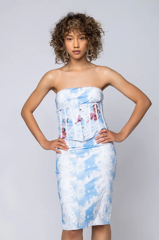 THAT'S ON ME BABY TUBE BODYCON MIDI DRESS WITH ATTACHED CORSET Chic Bohemian Midi Dress THAT'S ON ME BABY TUBE BODYCON MIDI DRESS WITH ATTACHED CORSET Chic Bohemian Midi Dress