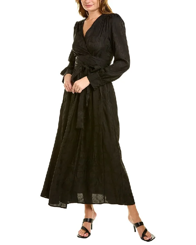 Beulah Wrap Maxi Dress