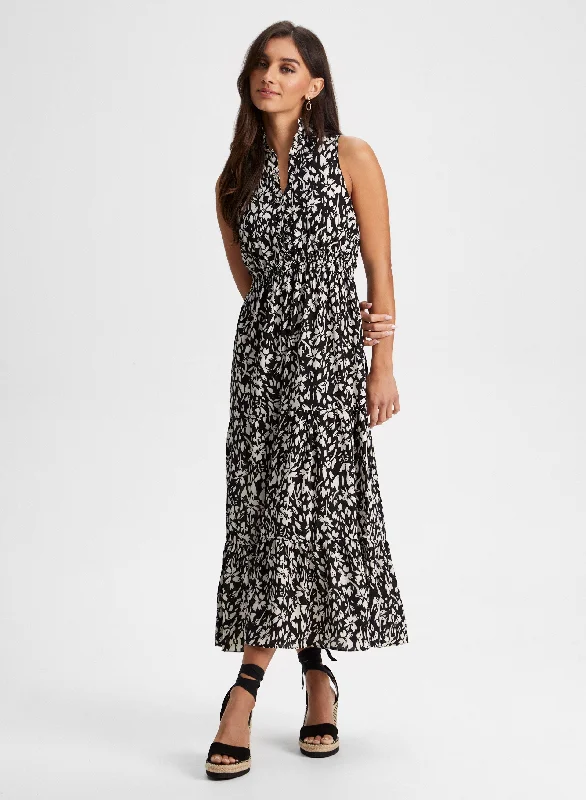 Floral Print Maxi Dress