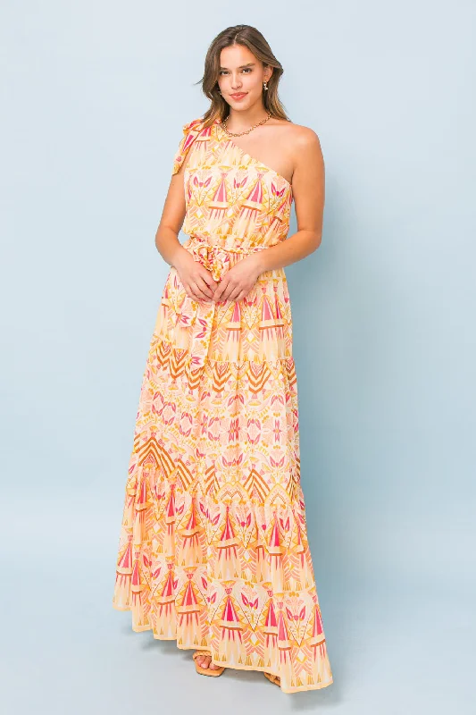 IN HARMONY WOVEN MAXI DRESS Elegant Lace Maxi Dress