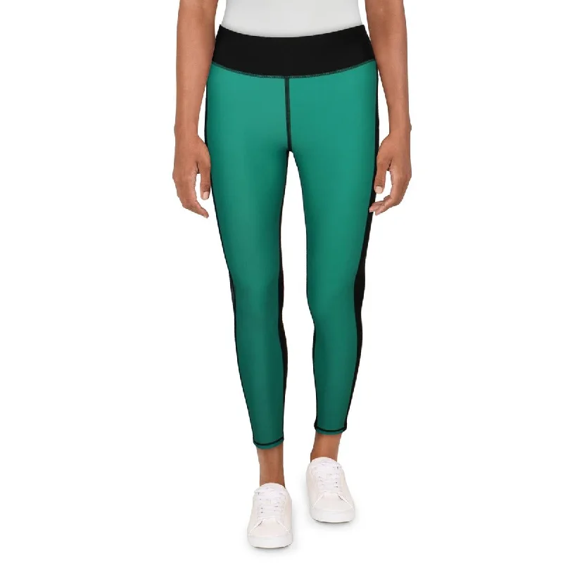 Terez Women's Colorblock High Waisted Activewear Fitness Leggings Comfortable Sports Performance Tights Terez Women's Colorblock High Waisted Activewear Fitness Leggings Comfortable Sports Performance Tights