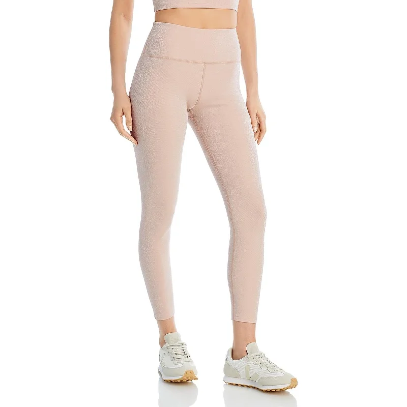 Aqua Womens Gym Fitness Athletic Leggings Trendy Sports Performance Leggings
