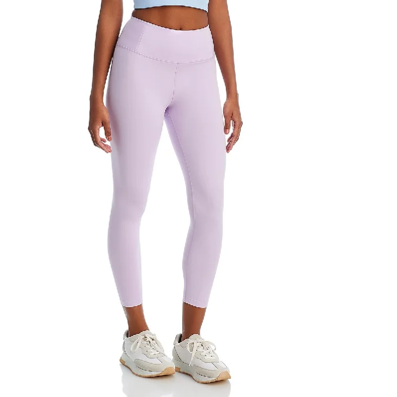 Girlfriend Collective Womens High Rise Stretch Leggings Cozy Warmth Leggings