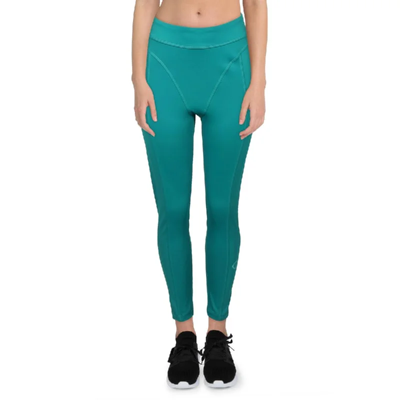 Reebok Womens Gym Fitness Athletic Leggings Casual Slim-Fit Leggings