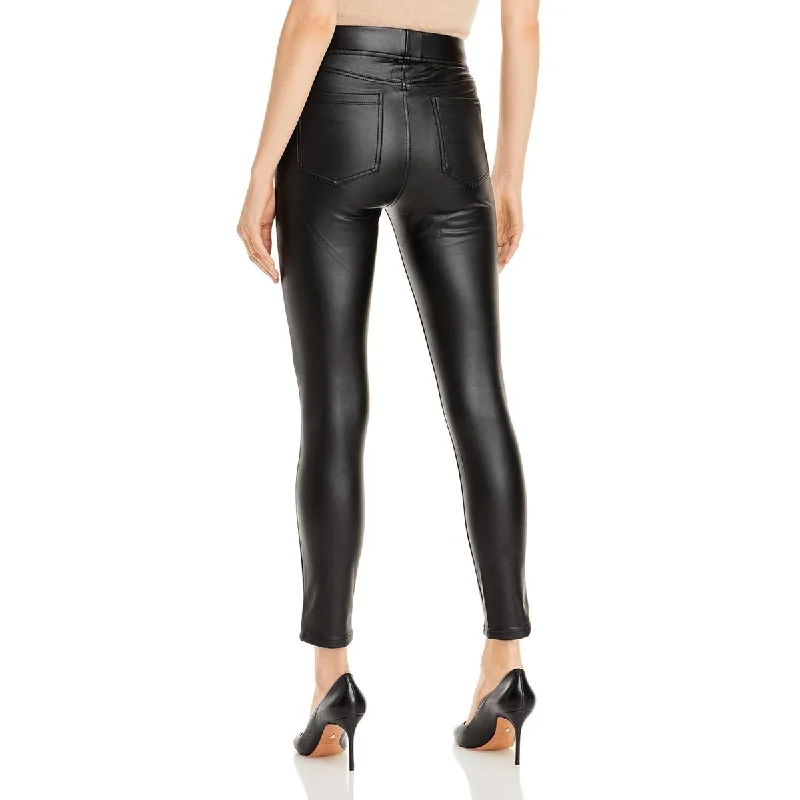 Sanctuary Womens Faux Leather Casual Leggings Comfortable Yoga Tights Leggings
