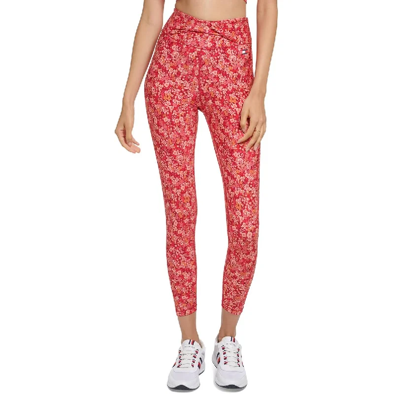 Tommy Hilfiger Sport Womens Activewear Fitness Athletic Leggings Chic Printed Yoga Pants Tommy Hilfiger Sport Womens Activewear Fitness Athletic Leggings Chic Printed Yoga Pants