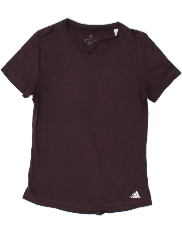 ADIDAS Womens T-Shirt Top UK 8/10 Small Purple