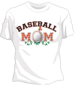 Baseball Mom Girls T-Shirt