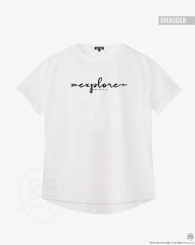 Trendy Women's T-shirt "Explore The World" WTD37