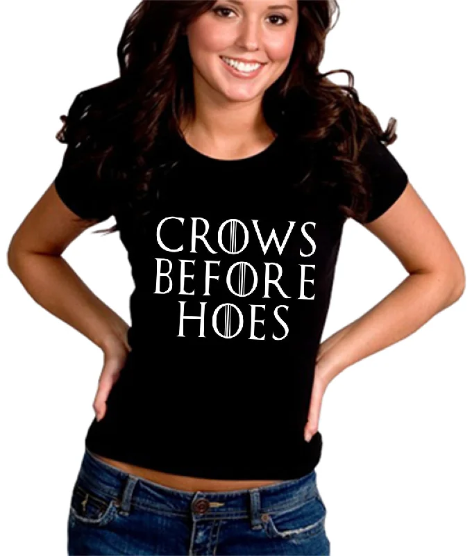 Crows Before Hoes Girl's T-Shirt