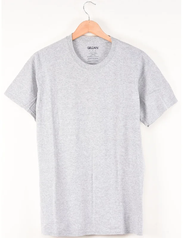 Grey & Black #10 Printed T-shirt - L