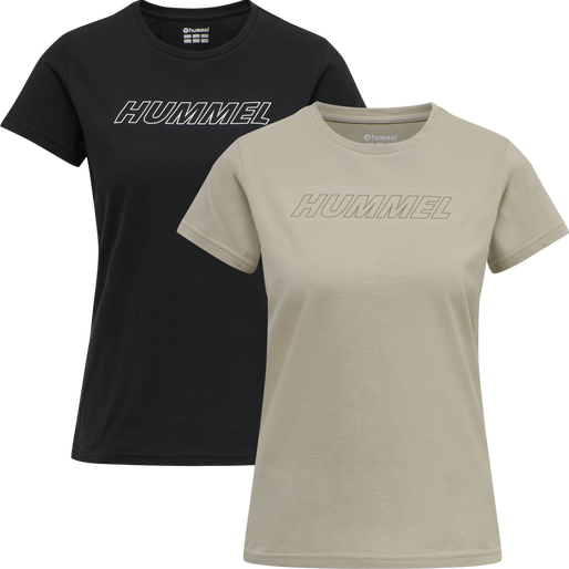 Hummel Women's Te Cali Cotton T-Shirt 2-Pack