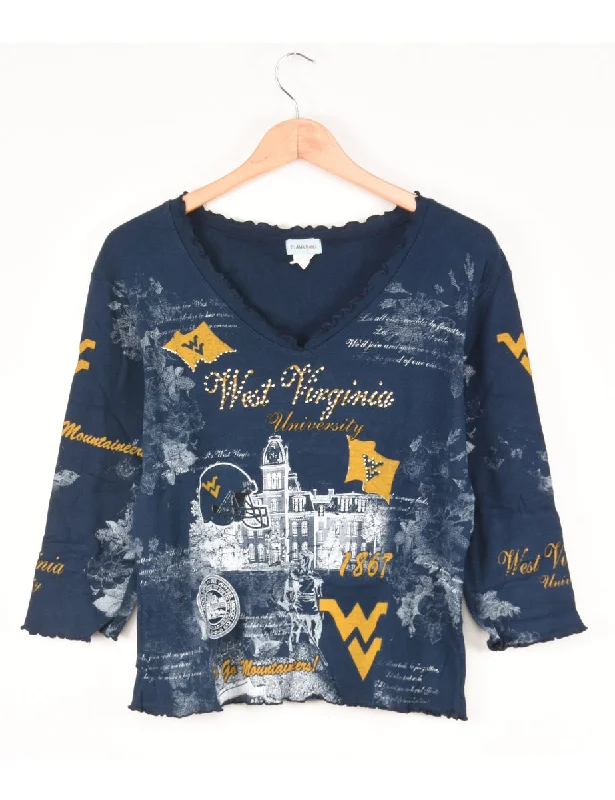 Printed West Virginia Printed T-shirt - L