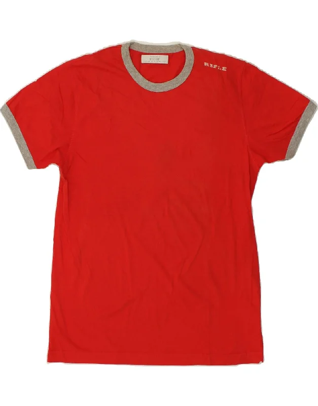 RIFLE Womens T-Shirt Top UK 20 2XL Red Cotton Chenille Blend Fleece Blend Nylon Blend RIFLE Womens T-Shirt Top UK 20 2XL Red Cotton Chenille Blend Fleece Blend Nylon Blend
