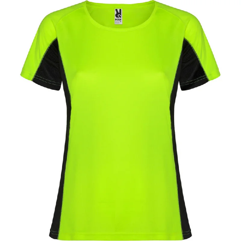 Fluro Green-Solid Black