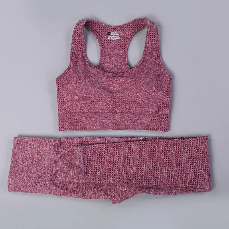 2pc Wine red