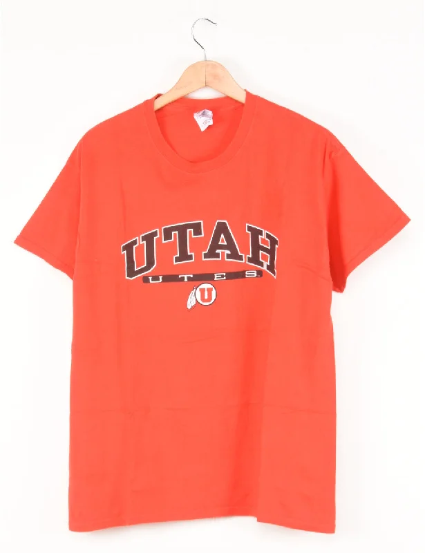 Utah Red Printed T-shirt - L