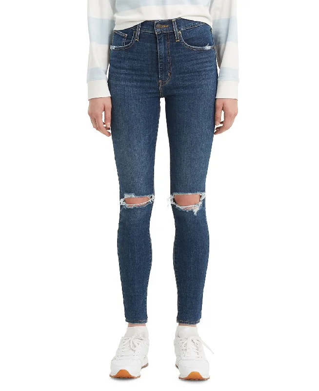 Levi's wo Mile High Super Skinny Jeans Shady Business Fashionable Vintage Wash Jeans Levi's wo Mile High Super Skinny Jeans Shady Business Fashionable Vintage Wash Jeans