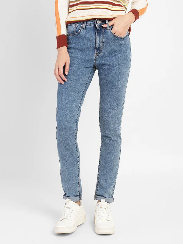 Women's High Rise 721 Skinny Fit Jeans Stylish Relaxed Fit Skinny Jeans