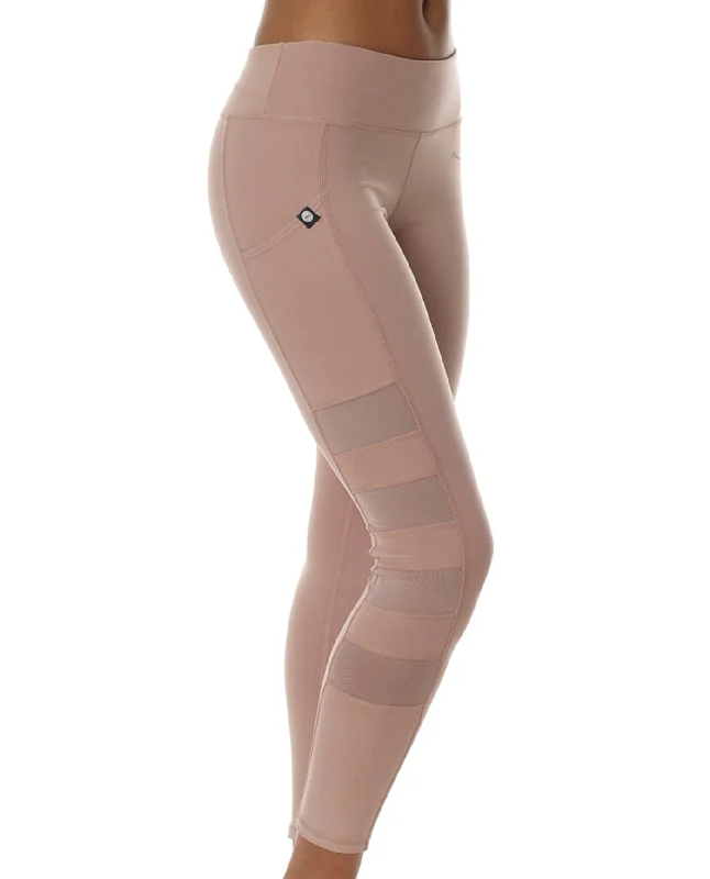 X by Gottex High Waisted Mesh Sides Legging with Pocket Elegant Stretchy Faux Leather Leggings X by Gottex High Waisted Mesh Sides Legging with Pocket Elegant Stretchy Faux Leather Leggings