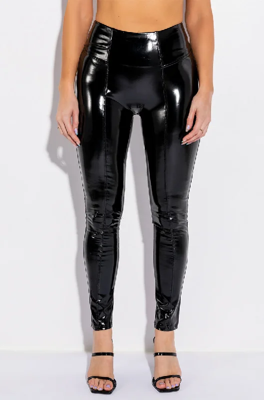 AMMO FAUX PATENT LEATHER LEGGINGS