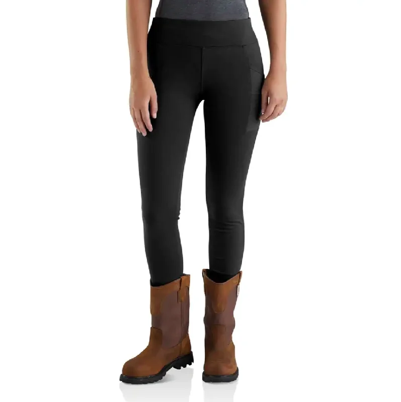 CARHARTT WOMEN'S FORCE LIGHTWEIGHT UTILITY LEGGING BLACK 103609