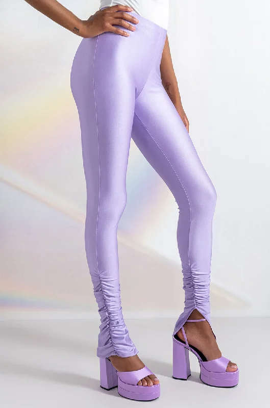 ICE SCUBA RUCHED ANKLE LEGGINGS