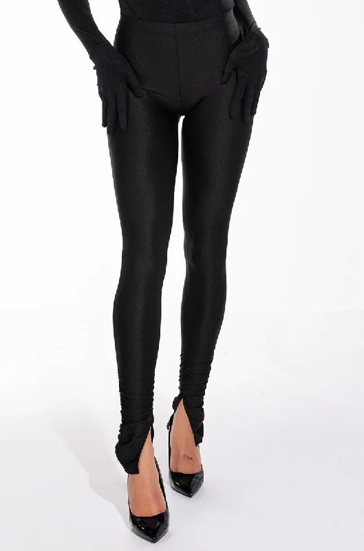 ICE SCUBA RUCHED ANKLE LEGGINGS