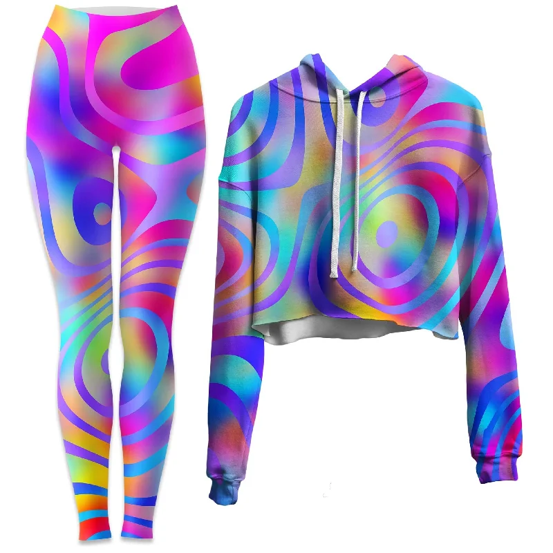 Cali Dreaming Crop Hoodie and Leggings Combo