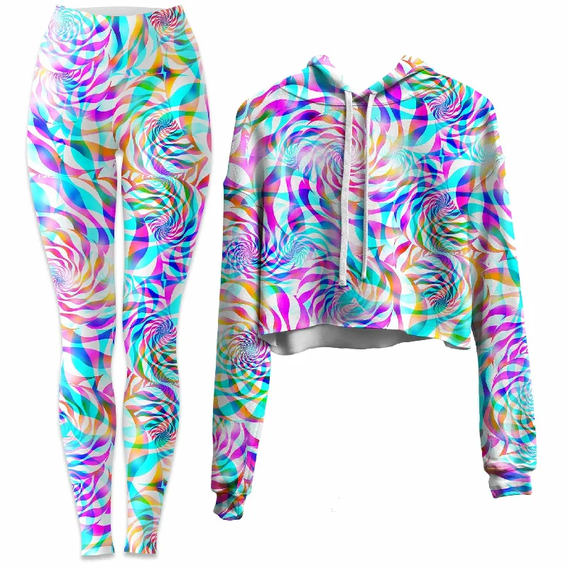 Daydreams Crop Hoodie and Leggings Combo