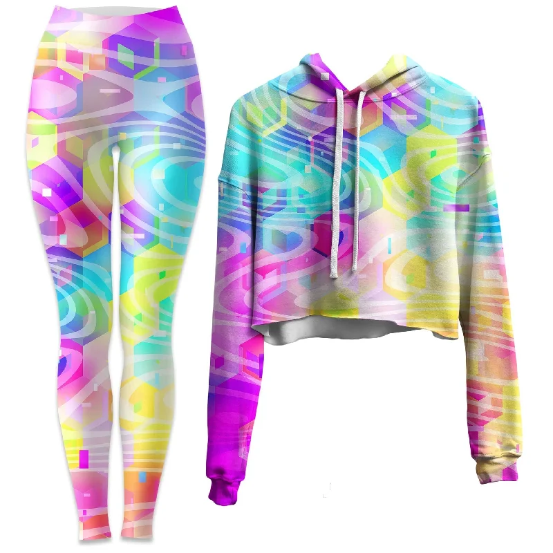 Daytrip Crop Hoodie and Leggings Combo