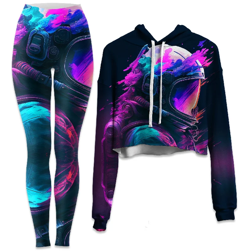 Lightyears Away Crop Hoodie and Leggings Combo