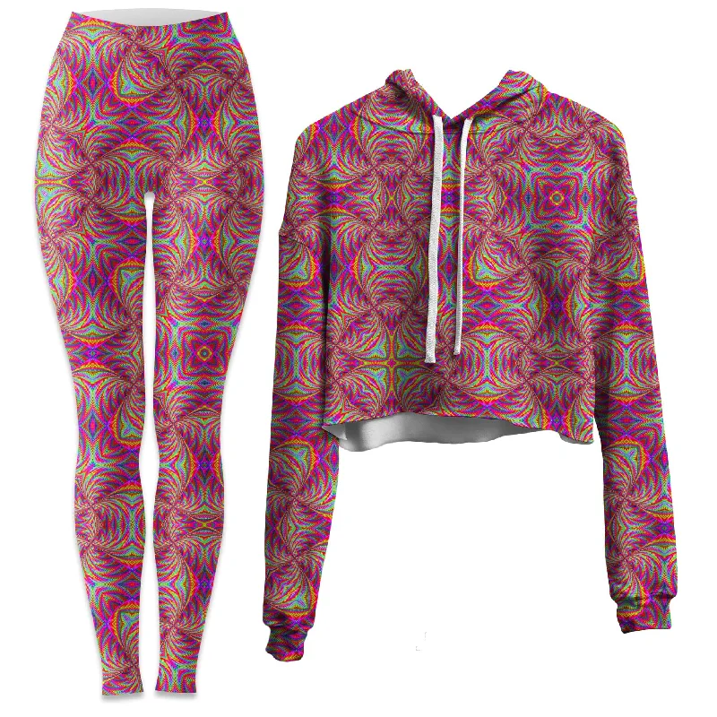 Psy Schism Crop Hoodie and Leggings Combo