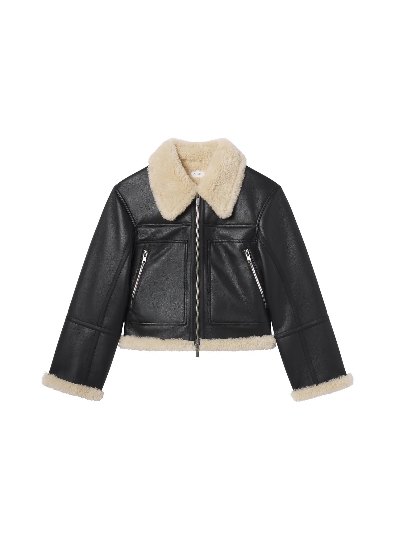 Avery Jacket - Black/Cream