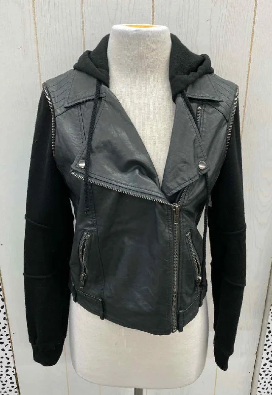 BKE Black Womens Size Small Jacket (Outdoor) Zippered Jacket Buttoned Jacket Snapped Jacket BKE Black Womens Size Small Jacket (Outdoor) Zippered Jacket Buttoned Jacket Snapped Jacket