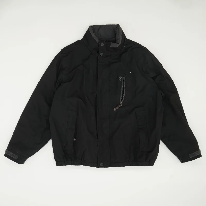 Black Lightweight Jacket One-Shoulder Jacket Off-the-Shoulder Jacket Asymmetrical Jacket