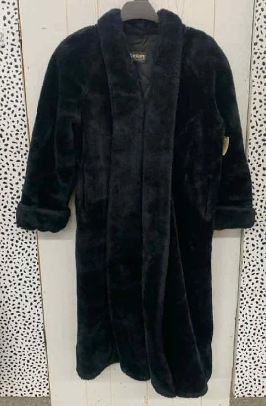 Black Womens Size L/XL Jacket (Outdoor) Tiered Jacket Buttoned Jacket Zippered Jacket Black Womens Size L/XL Jacket (Outdoor) Tiered Jacket Buttoned Jacket Zippered Jacket