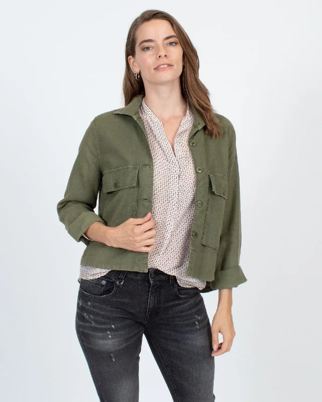 Cropped Cargo Jacket