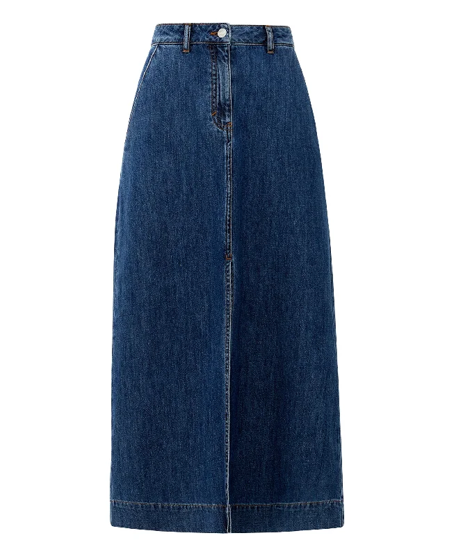 Denver Midaxi Skirt - Vintage chiffon skirt airy