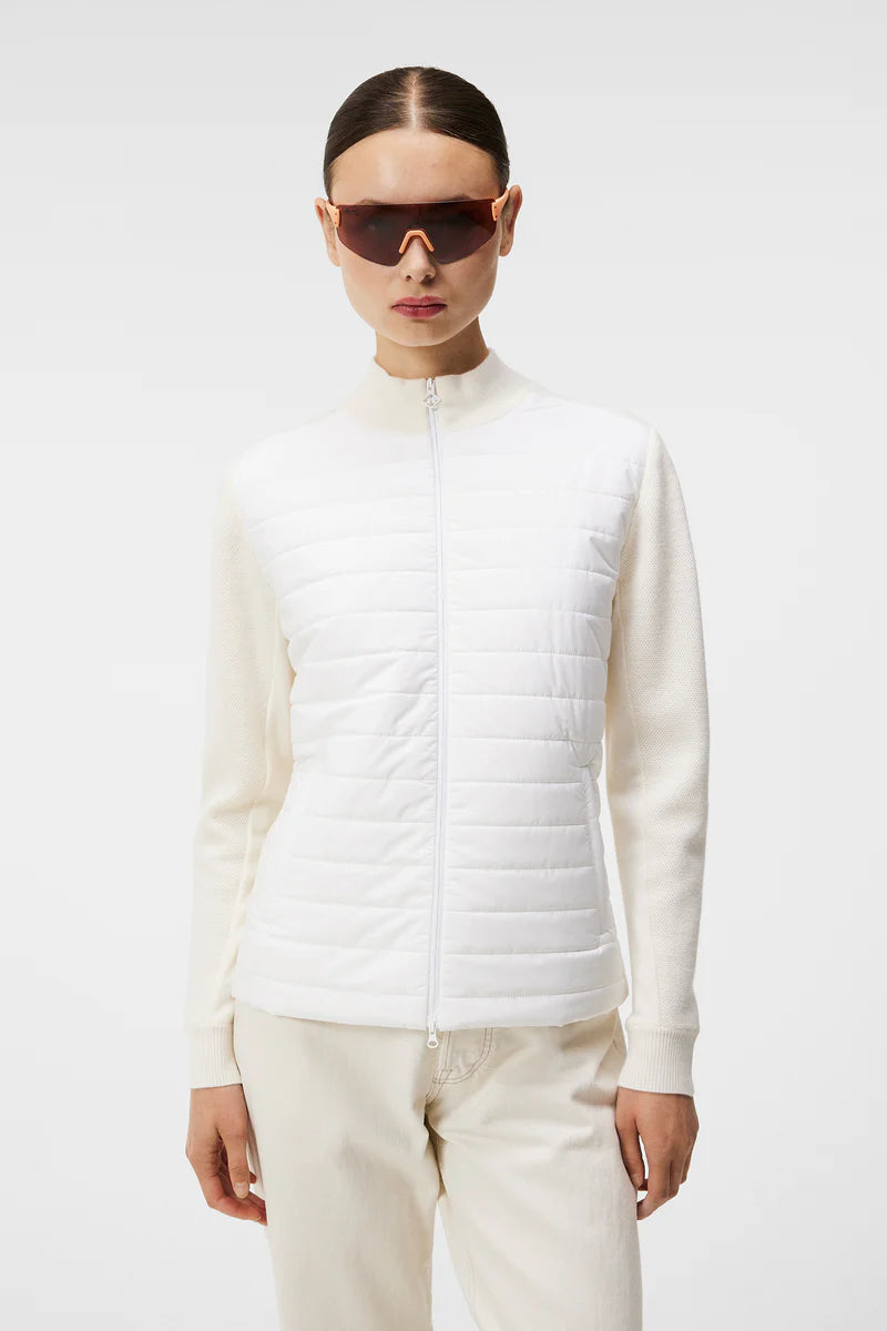 J.LINDEBERG FW23 WOMEN WREN KNITTED HYBRID JACKET