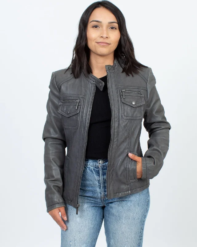 Leather Biker Jacket