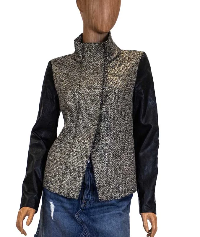 Metallic Wool Jacket