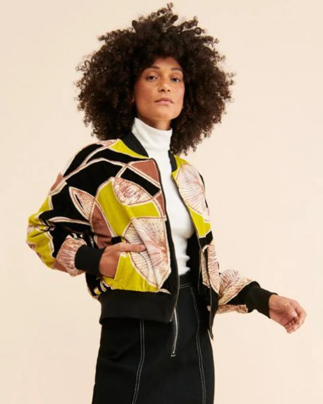 "Mona" Printed Jacket