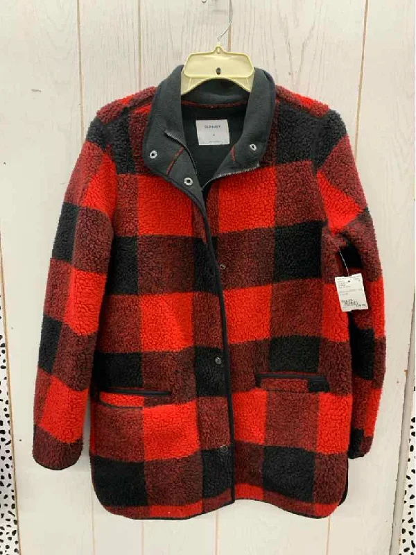 Old Navy Red Womens Size XS Jacket (Outdoor) Satin Jacket Silk Jacket Chiffon Jacket Old Navy Red Womens Size XS Jacket (Outdoor) Satin Jacket Silk Jacket Chiffon Jacket
