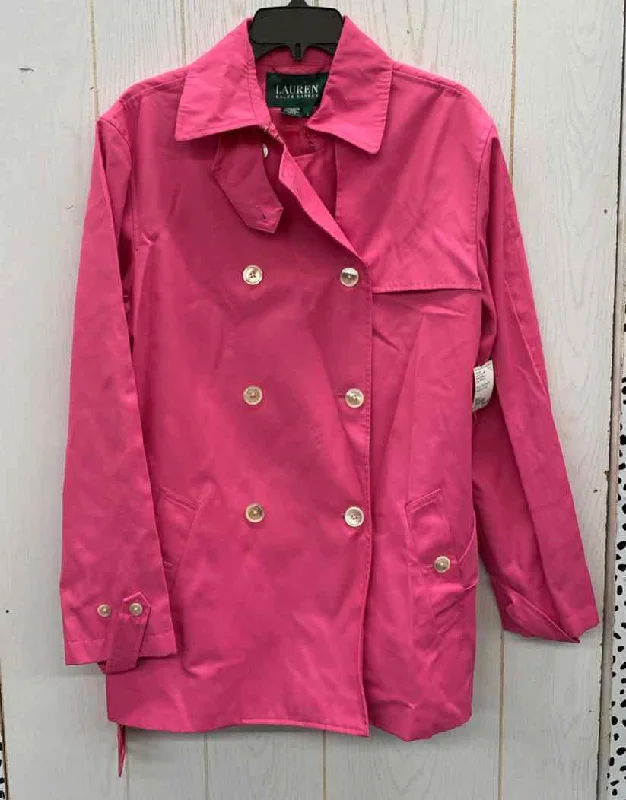 Ralph Lauren Pink Womens Size L Jacket (Outdoor) Belted Jacket Elasticated Jacket Padded Jacket Ralph Lauren Pink Womens Size L Jacket (Outdoor) Belted Jacket Elasticated Jacket Padded Jacket