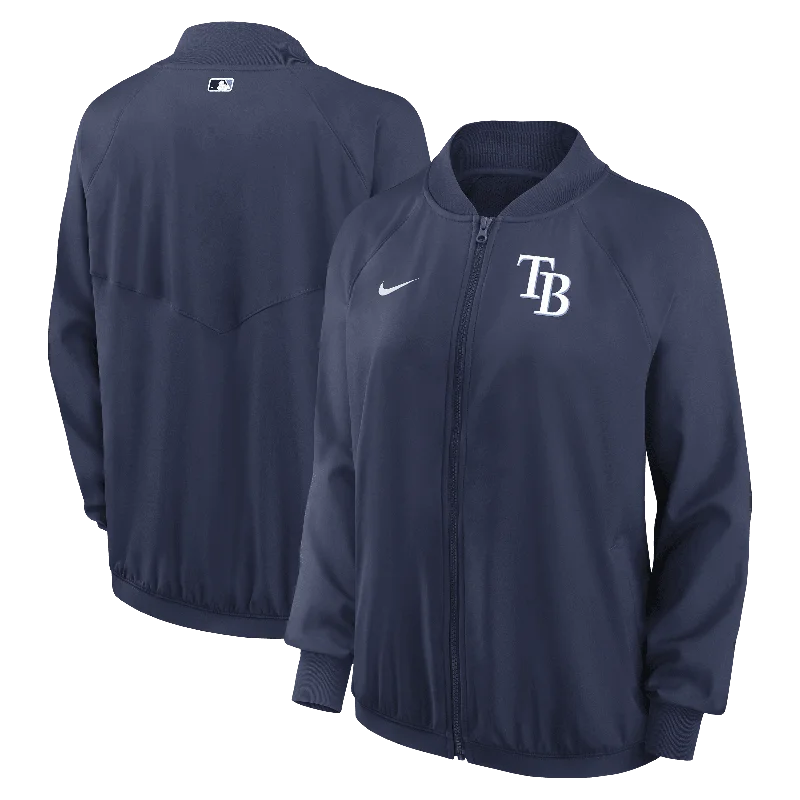 Rays Women's Nike Navy Authentic Collection Performance Full Zip Jacket