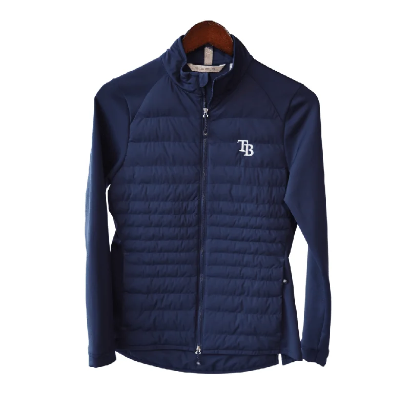 Rays Women's Peter Millar Navy Hybrid Jacket