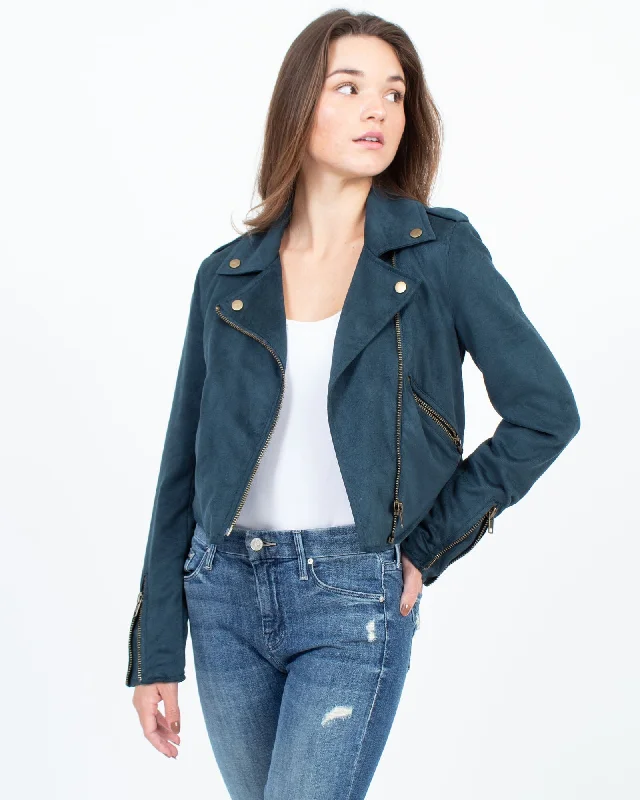 Suede Moto Jacket